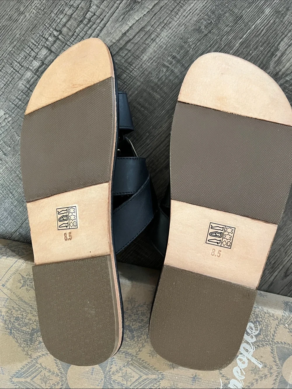 Free People Sloan Black Quilted Buckle Slide Sandals